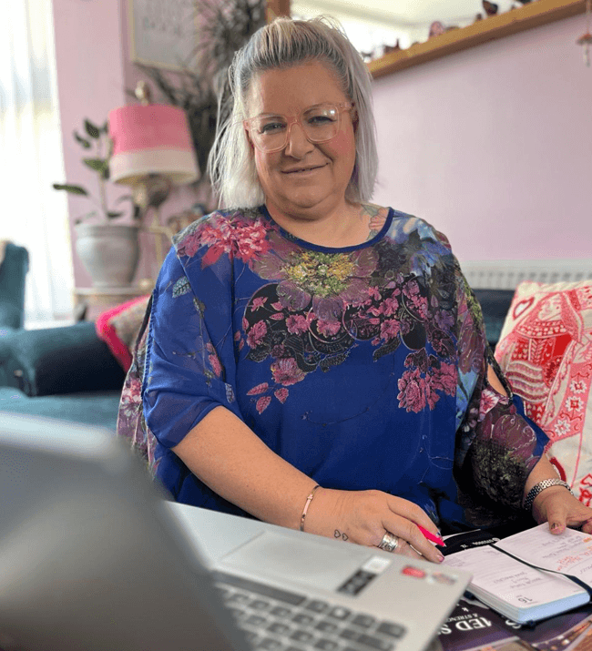 A bright light office of a web design company